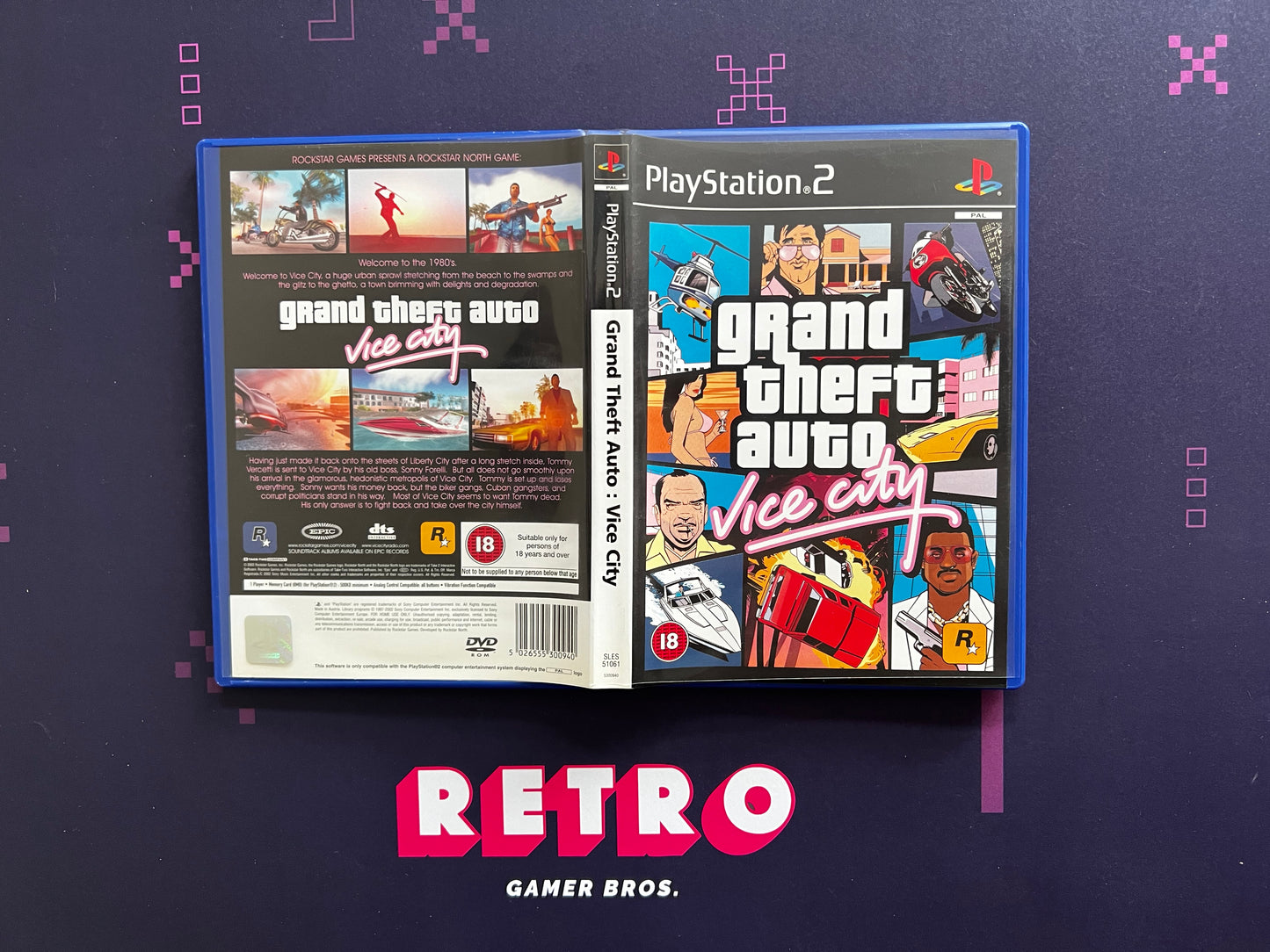 Grand Theft Auto: Vice City - PS2 Game