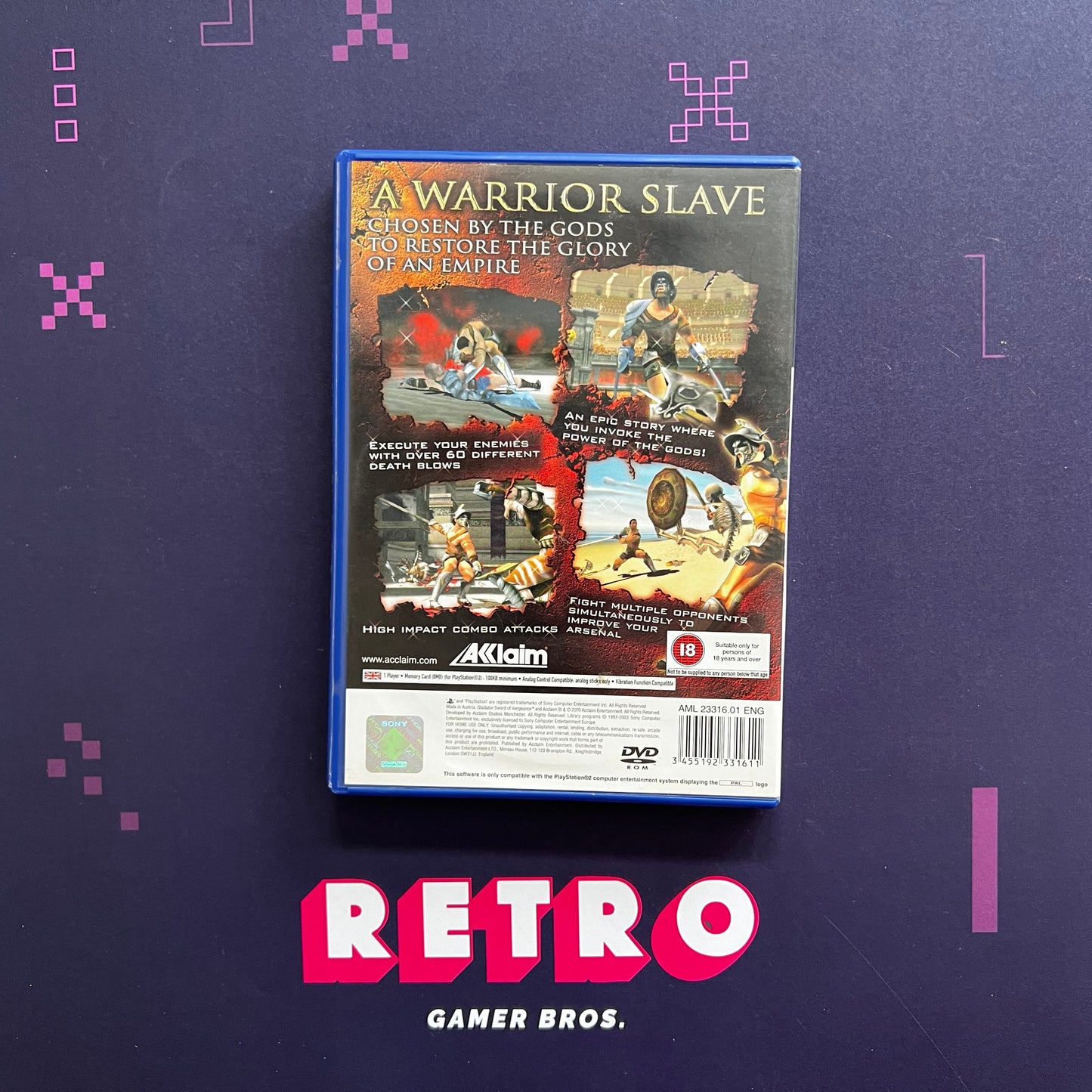 Gladiator Sword of Vengeance - PS2 Game