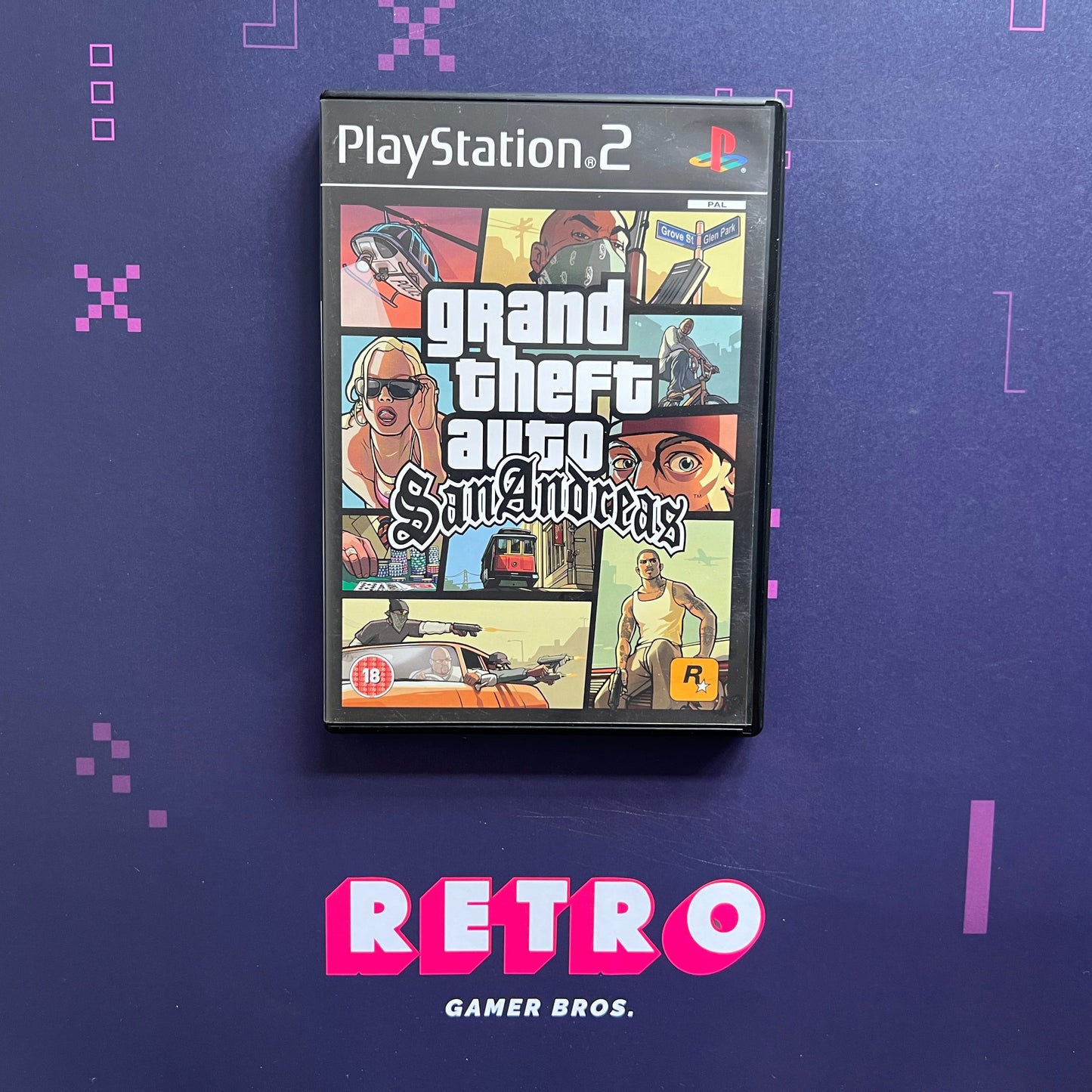 Grand Theft Auto: San Andreas - PS2 Game