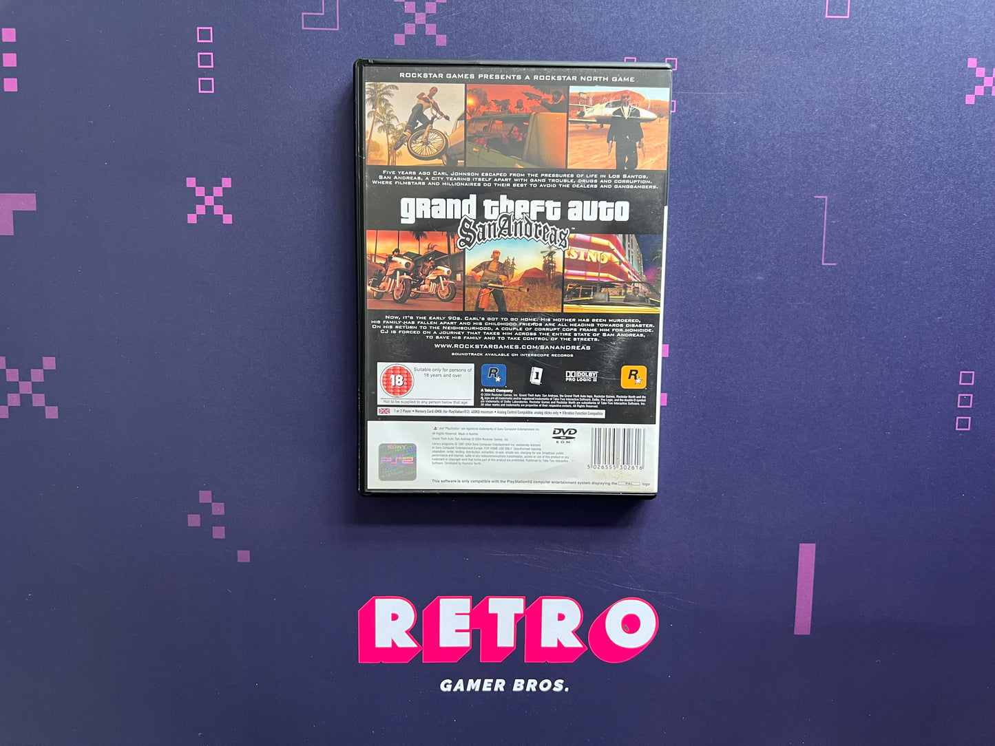 Grand Theft Auto: San Andreas - PS2 Game