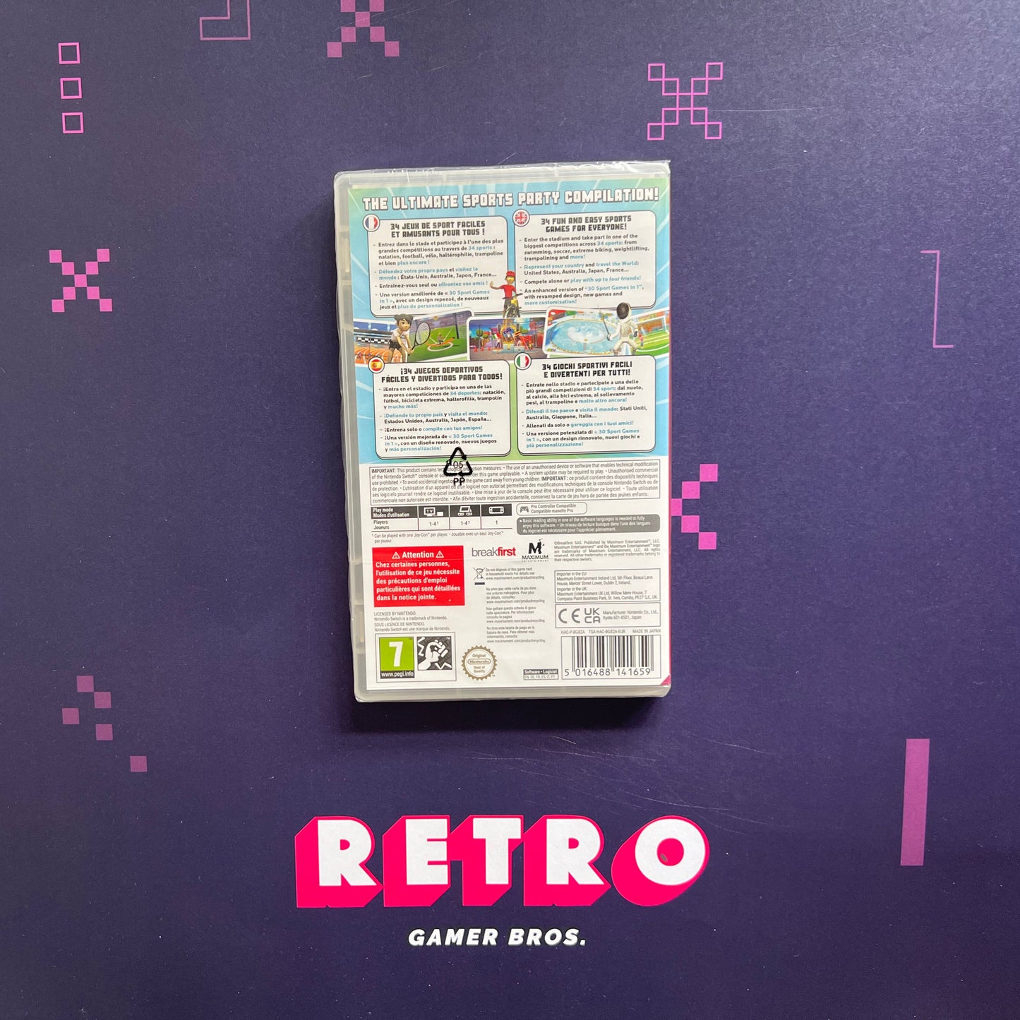 34 Sports Games: World Edition - Nintendo Switch Game