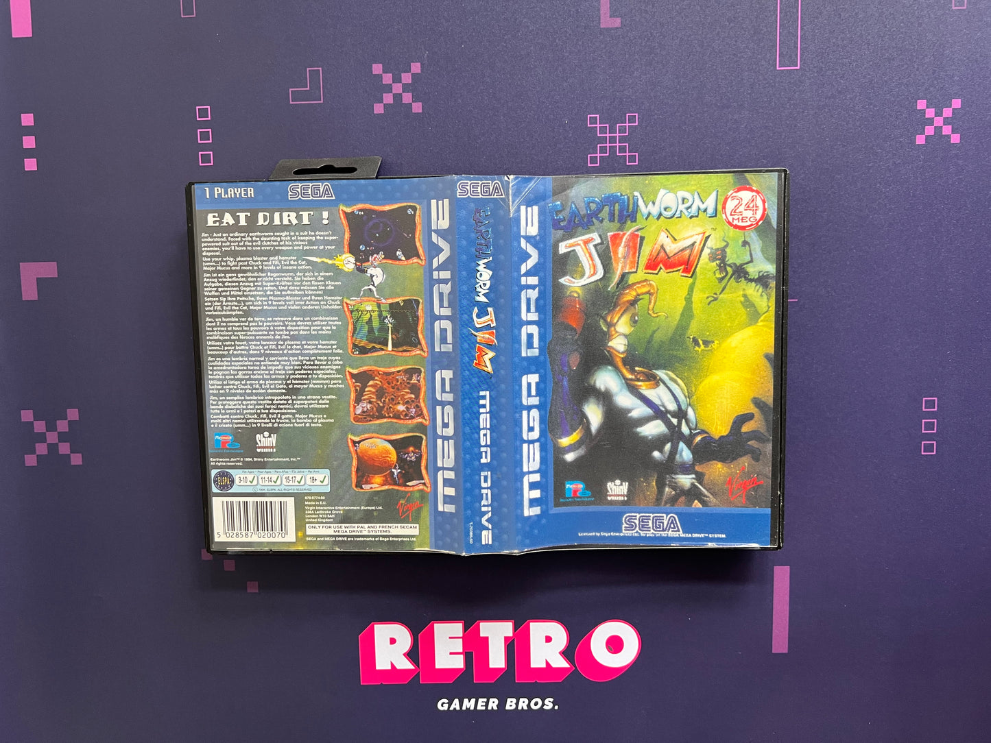 Earthworm Jim - Sega Mega Drive Game