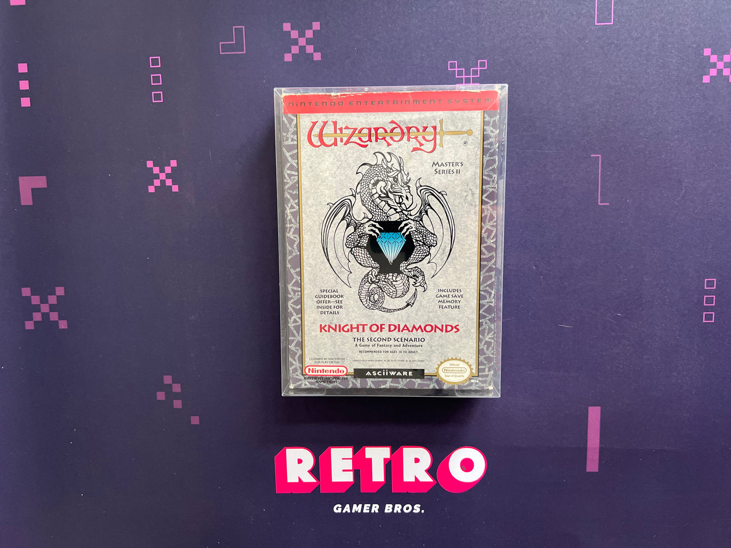 Wizardry II: Knight of Diamonds: The Second Scenario - NES Game
