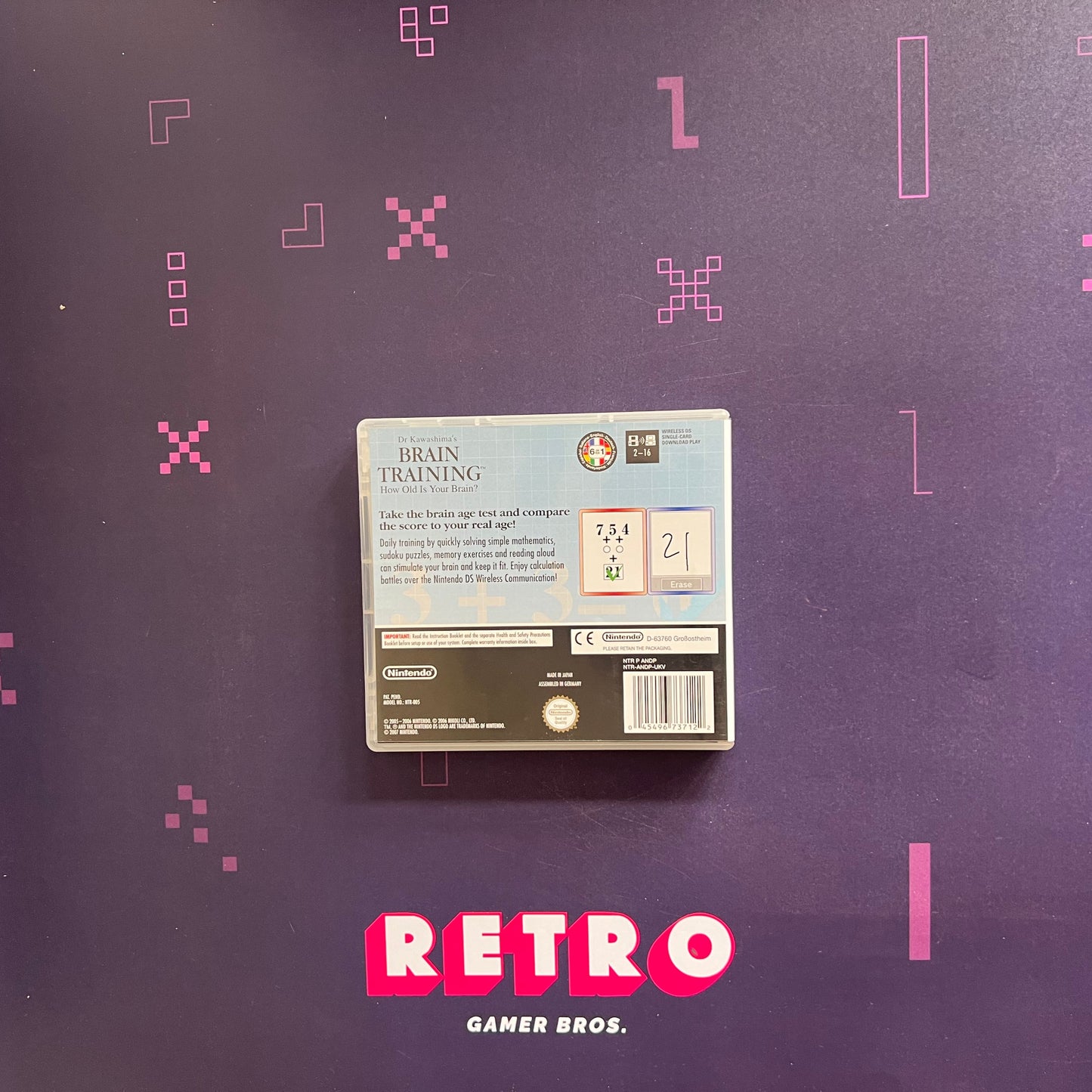 Dr Kawashima’s Brain Training - Nintendo DS Game