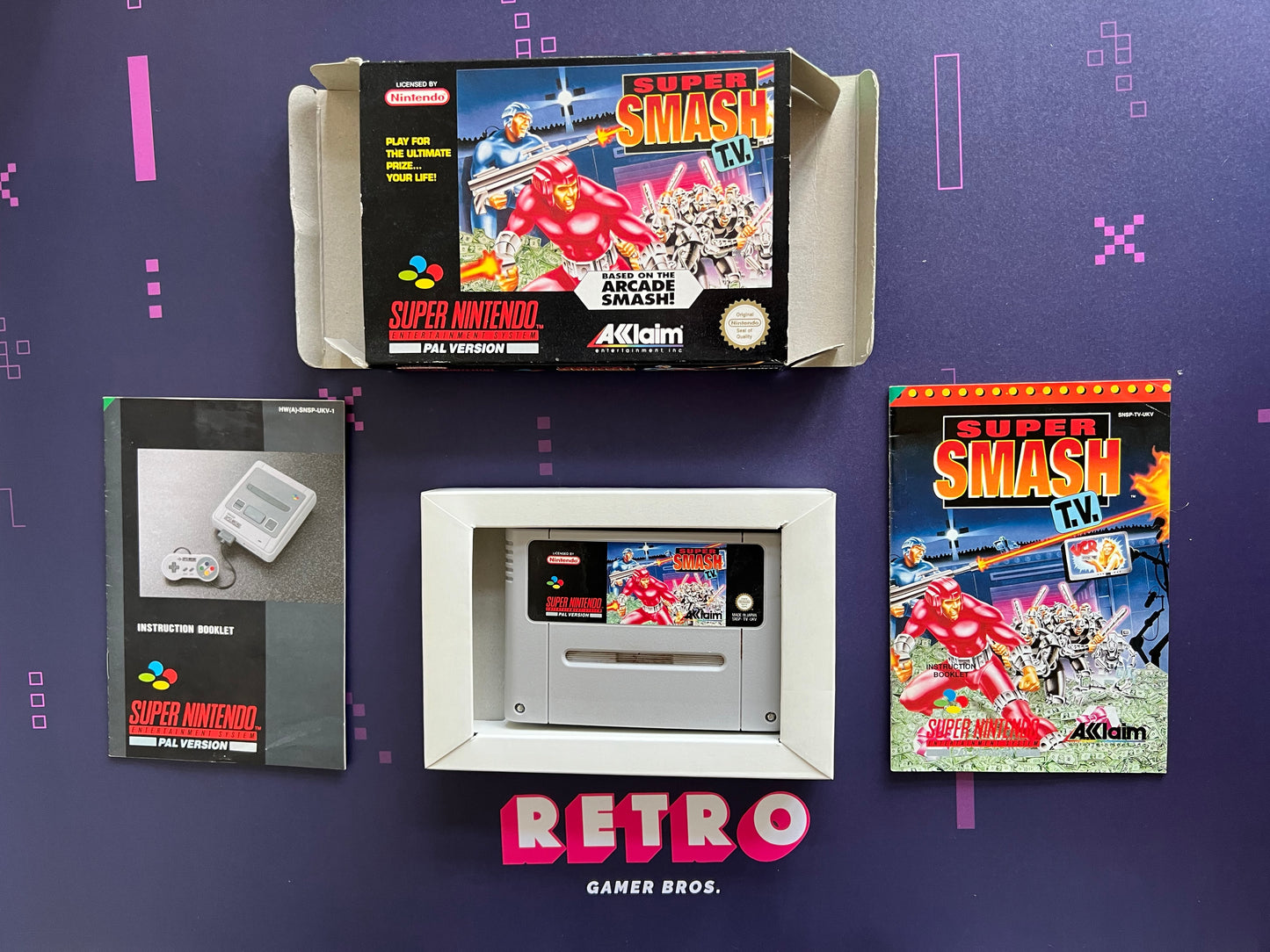 Super Smash TV PAL - SNES Game