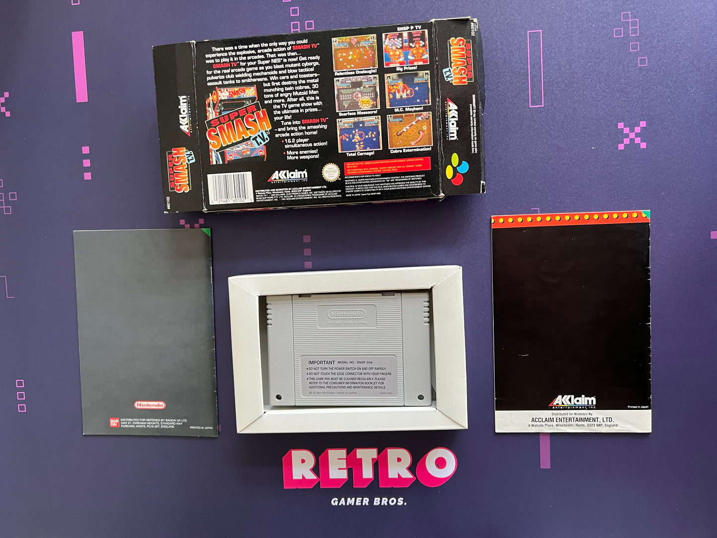 Super Smash TV PAL - SNES Game