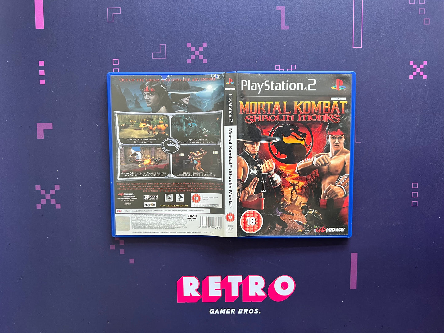 Mortal Kombat Shaolin Monks - PS2 Game