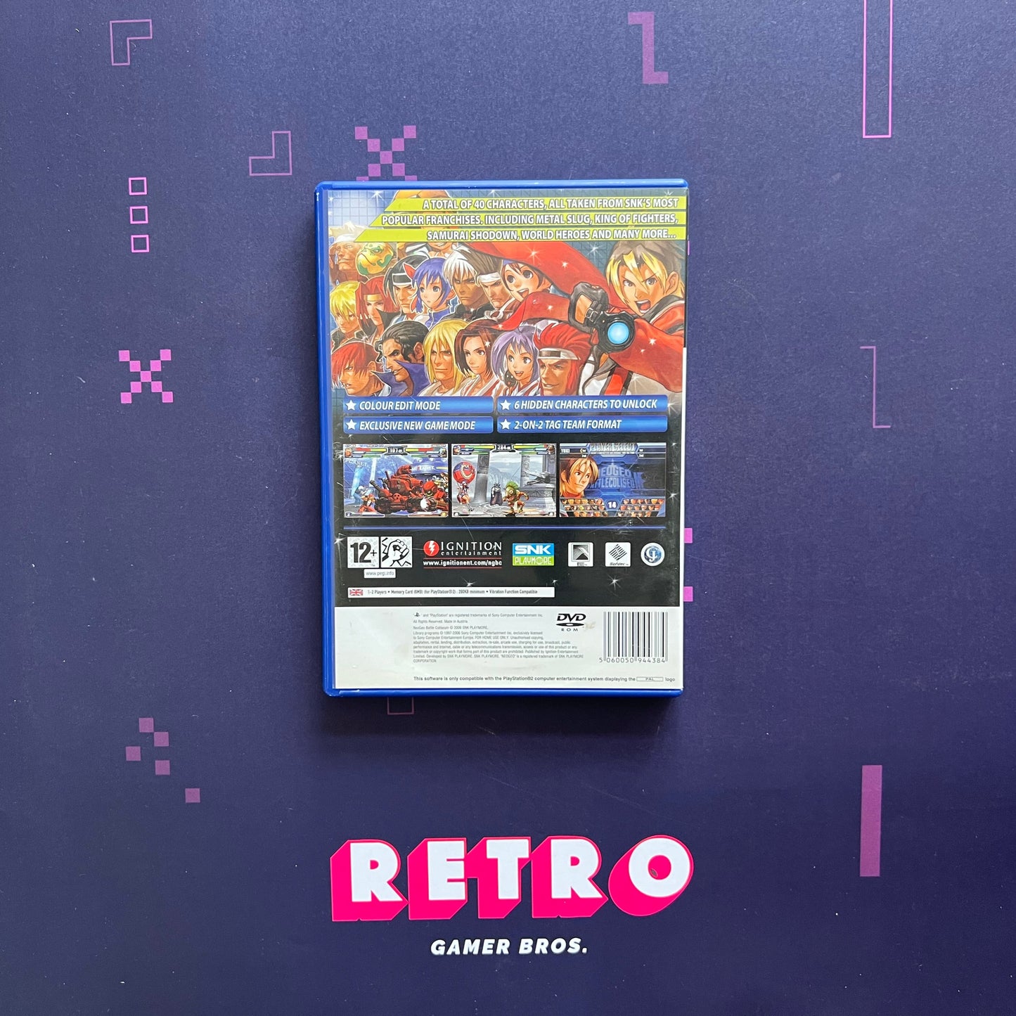 NeoGeo Battle Coliseum - PS2 Game