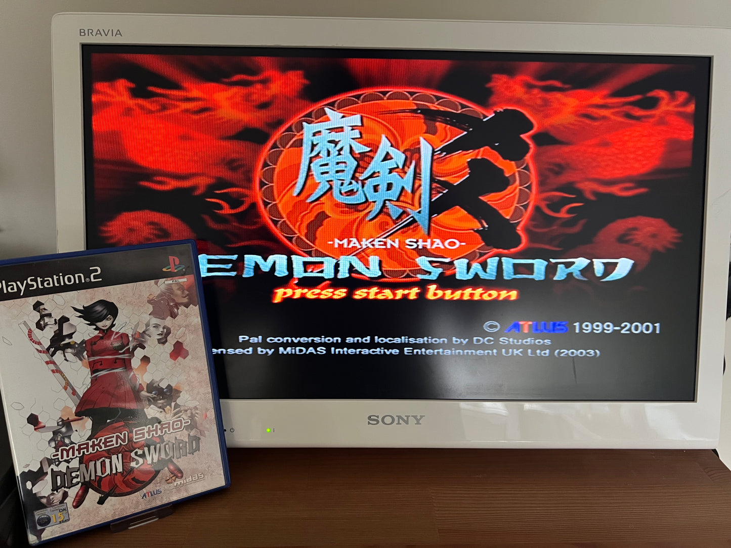 Maken Shao Demon Sword - PS2 Game