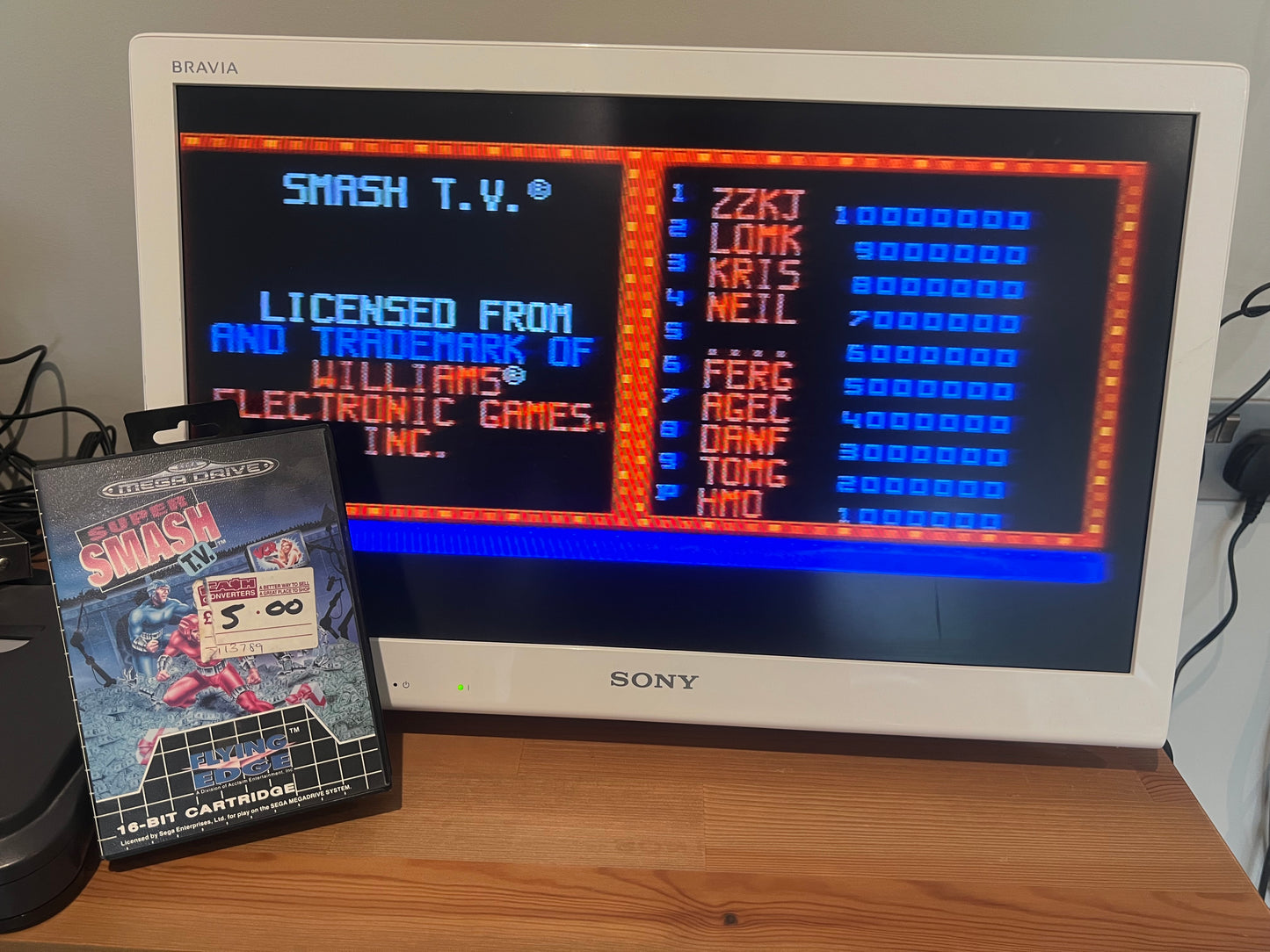 Super Smash T.V. - Sega Mega Drive Game