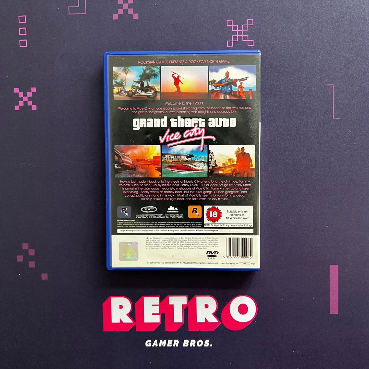 Grand Theft Auto: Vice City - PS2 Game