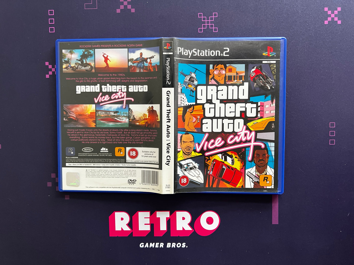 Grand Theft Auto: Vice City - PS2 Game