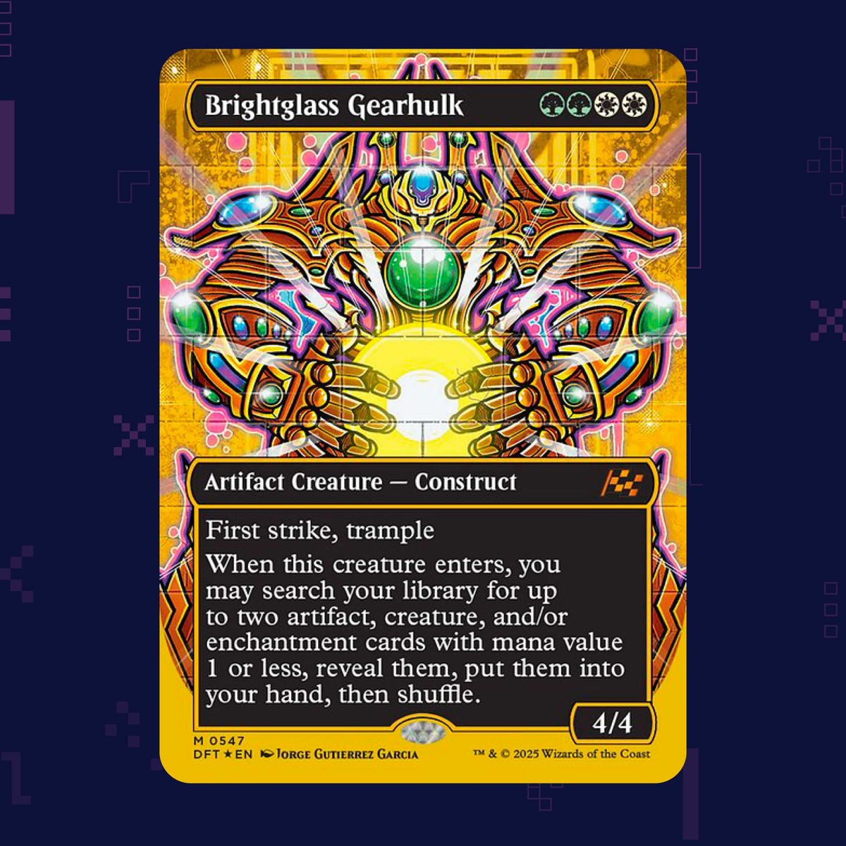 Magic: The Gathering - Brightglass Gearhulk DFT (0547) Foil