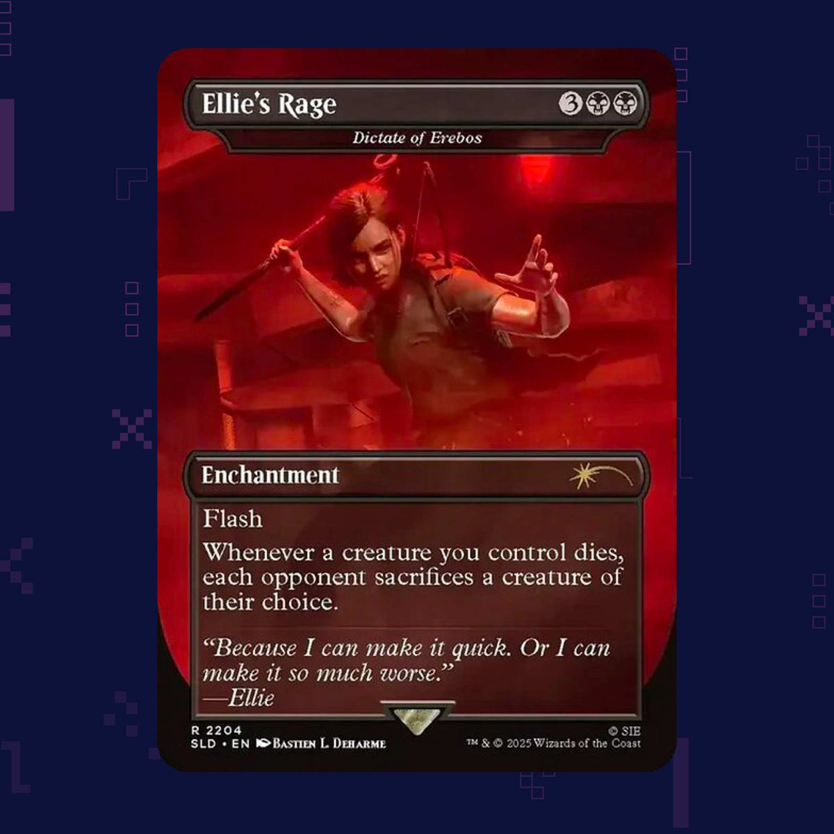 Magic: The Gathering - Ellie's Rage (Dictate of Erebos) SLD (2204) Non-Foil