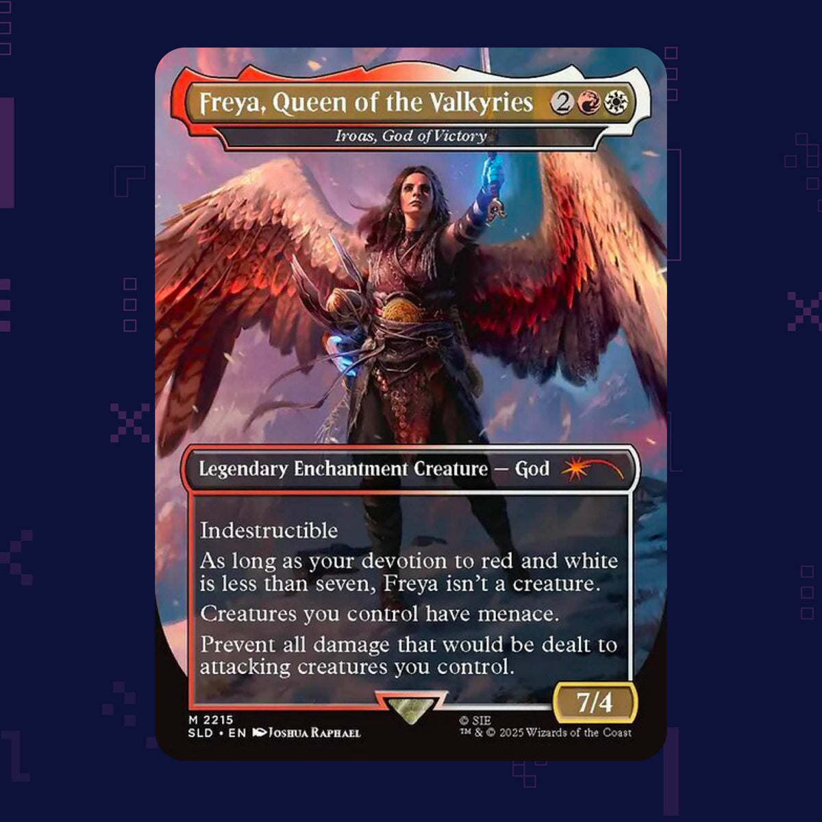 Magic: The Gathering - Freya, Queen of the Valkyries (Iroas, God of Victory) SLD (2215) Non-Foil
