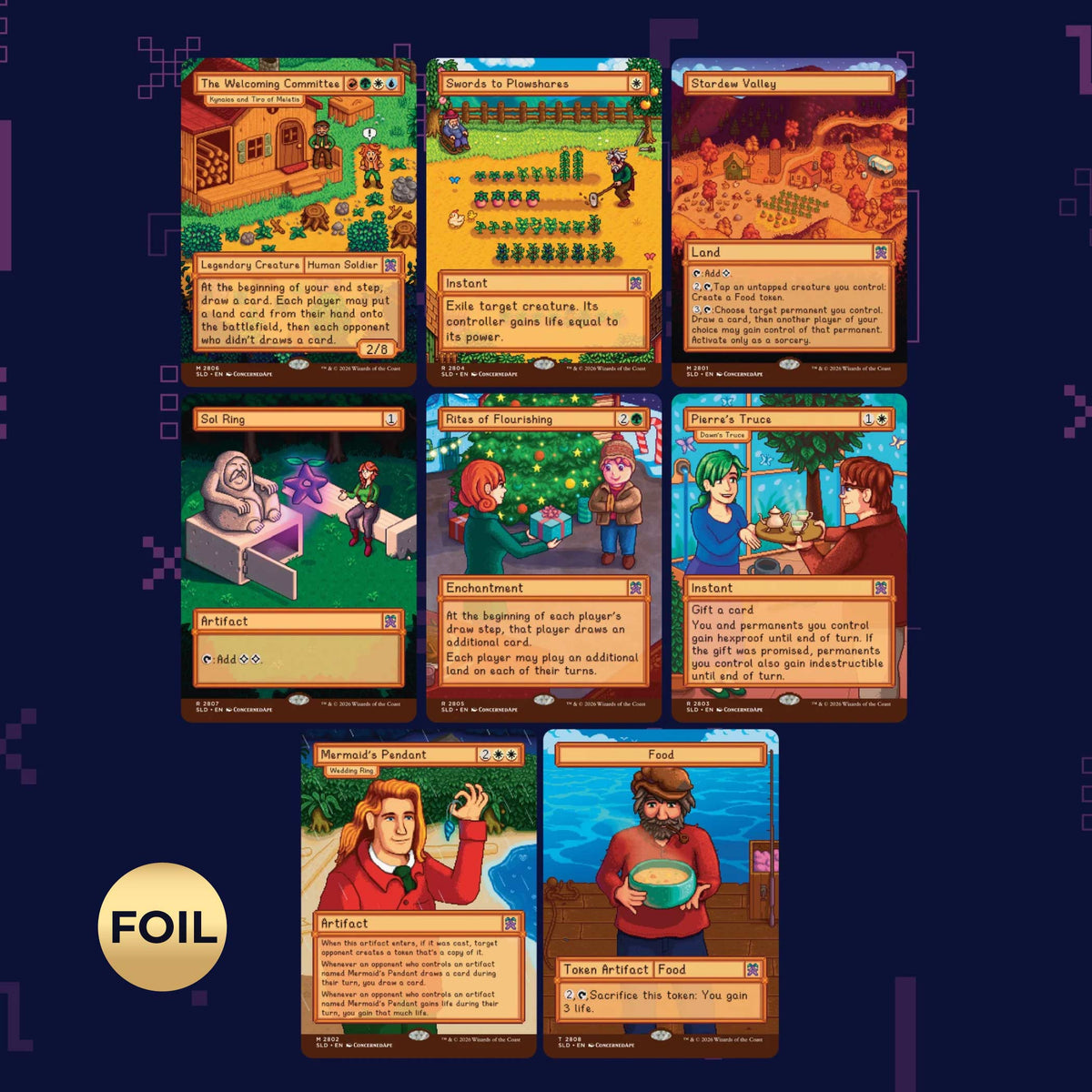 Magic: The Gathering - Secret Lair x Stardew Valley: Welcome to Stardew Valley (FOIL)