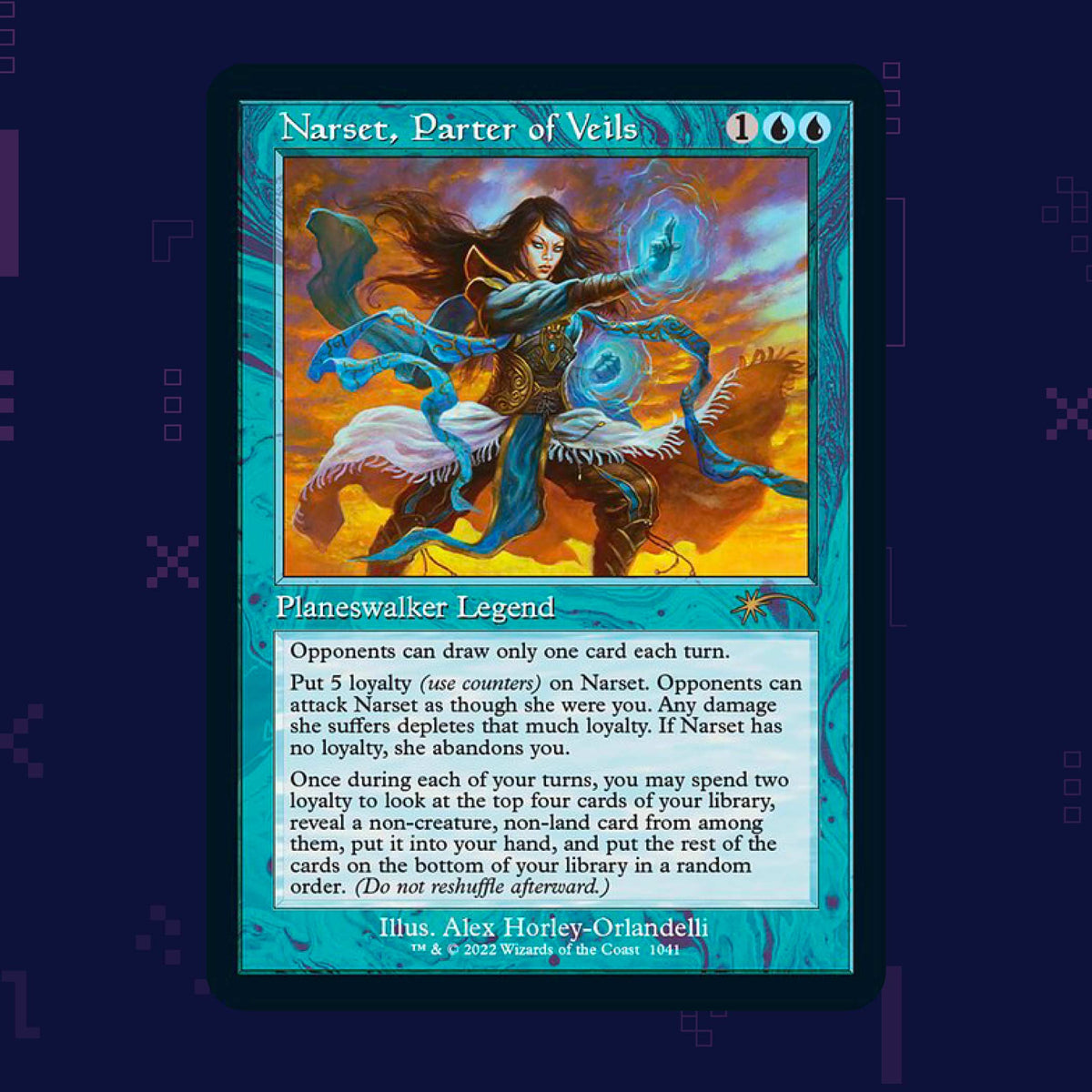 Magic: the Gathering - Narset, Parter of Veils SLD (1041) Foil