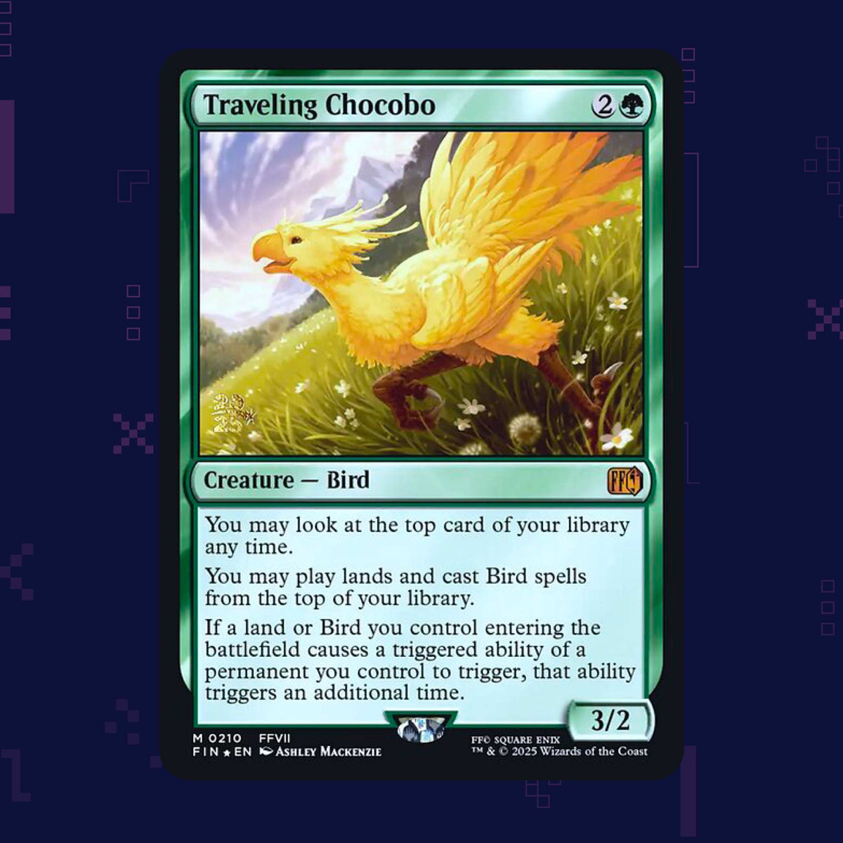 Magic: the Gathering - Traveling Chocobo FIN (0210) Foil