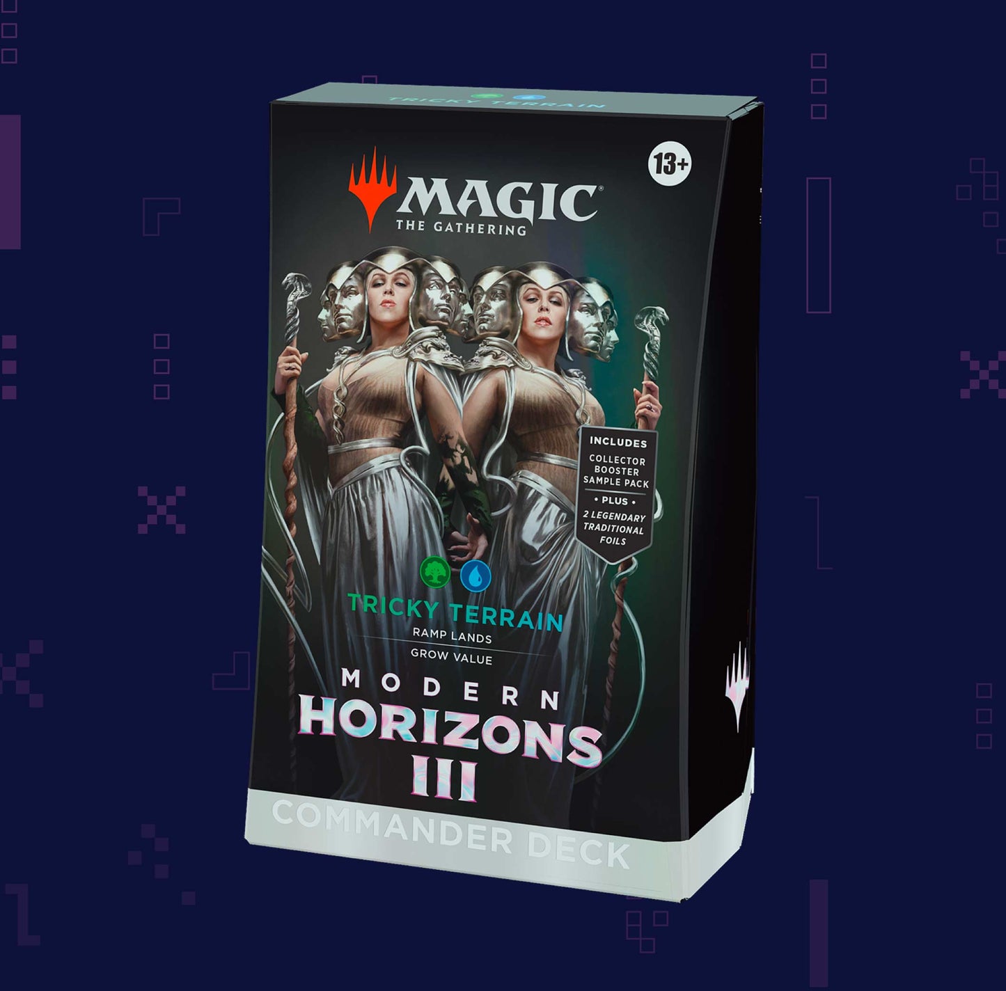 Magic: The Gathering - Modern Horizons III - Tricky Terrain Commander Deck