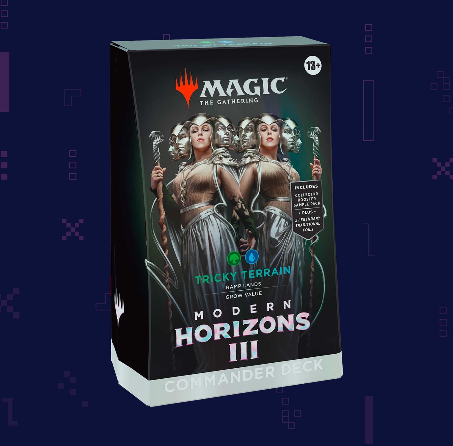 Magic: The Gathering - Modern Horizons III - Tricky Terrain Commander Deck