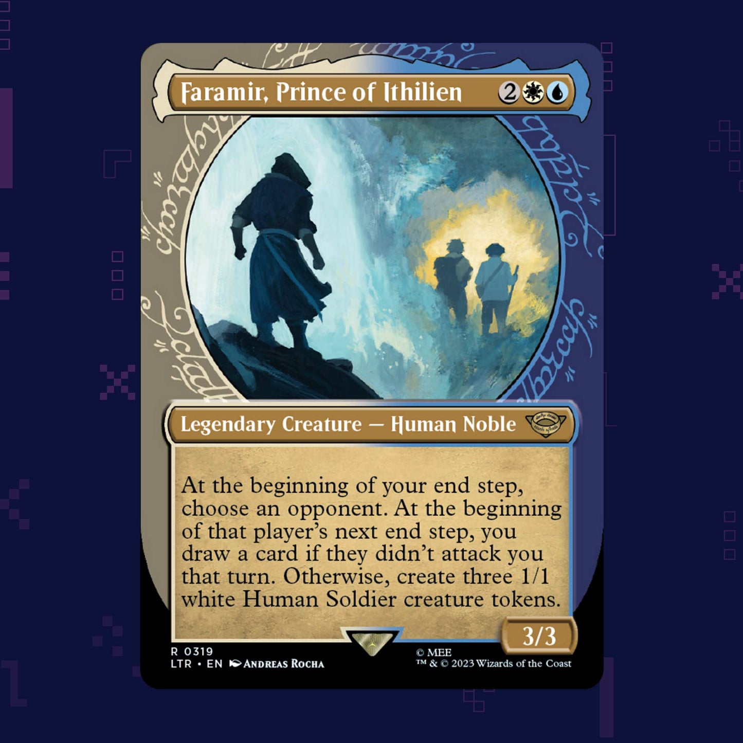Magic the Gathering - Faramir, Prince of Ithilien R 0319 LTR - Showcase Non Foil