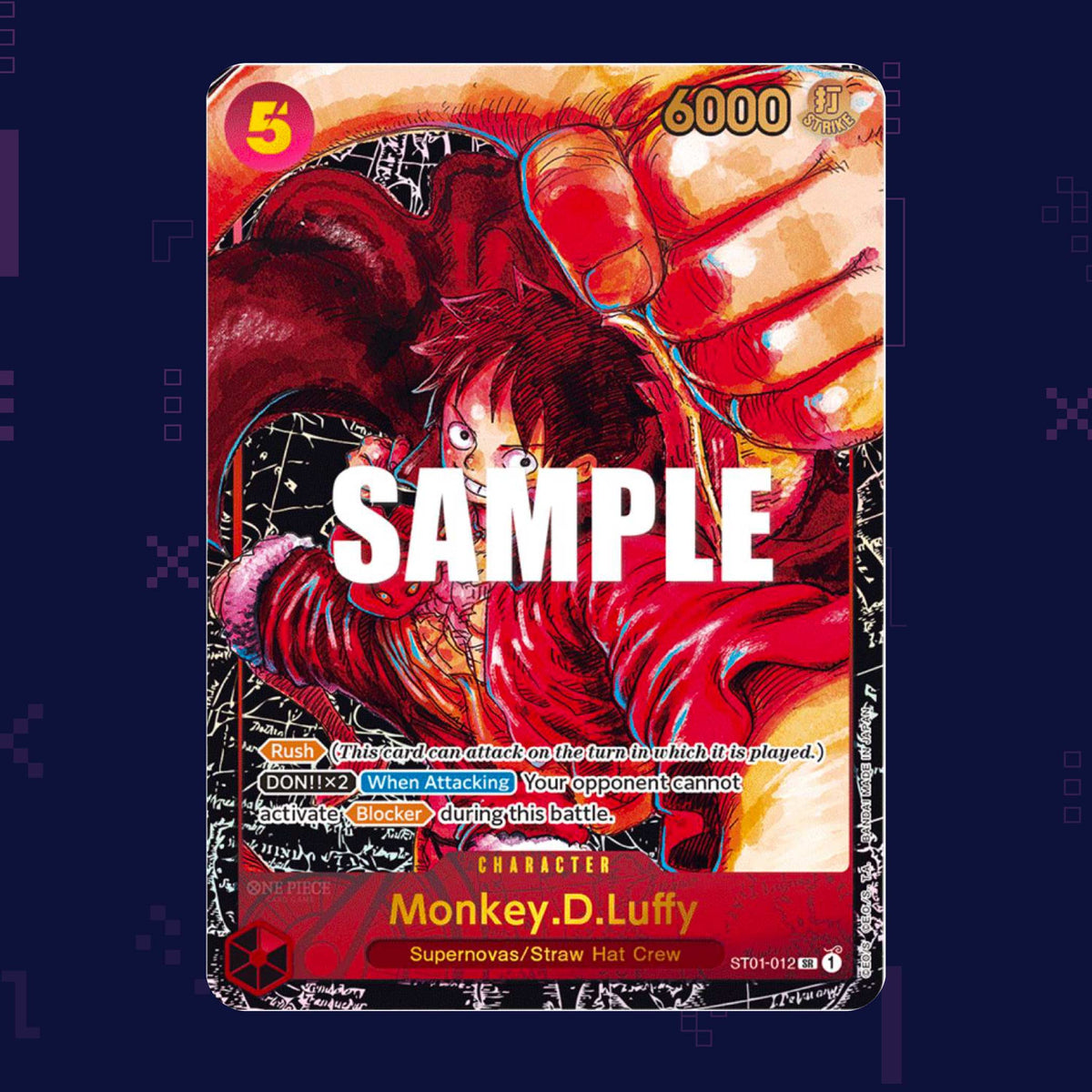 One Piece - Monkey D Luffy ST01-012 Foil