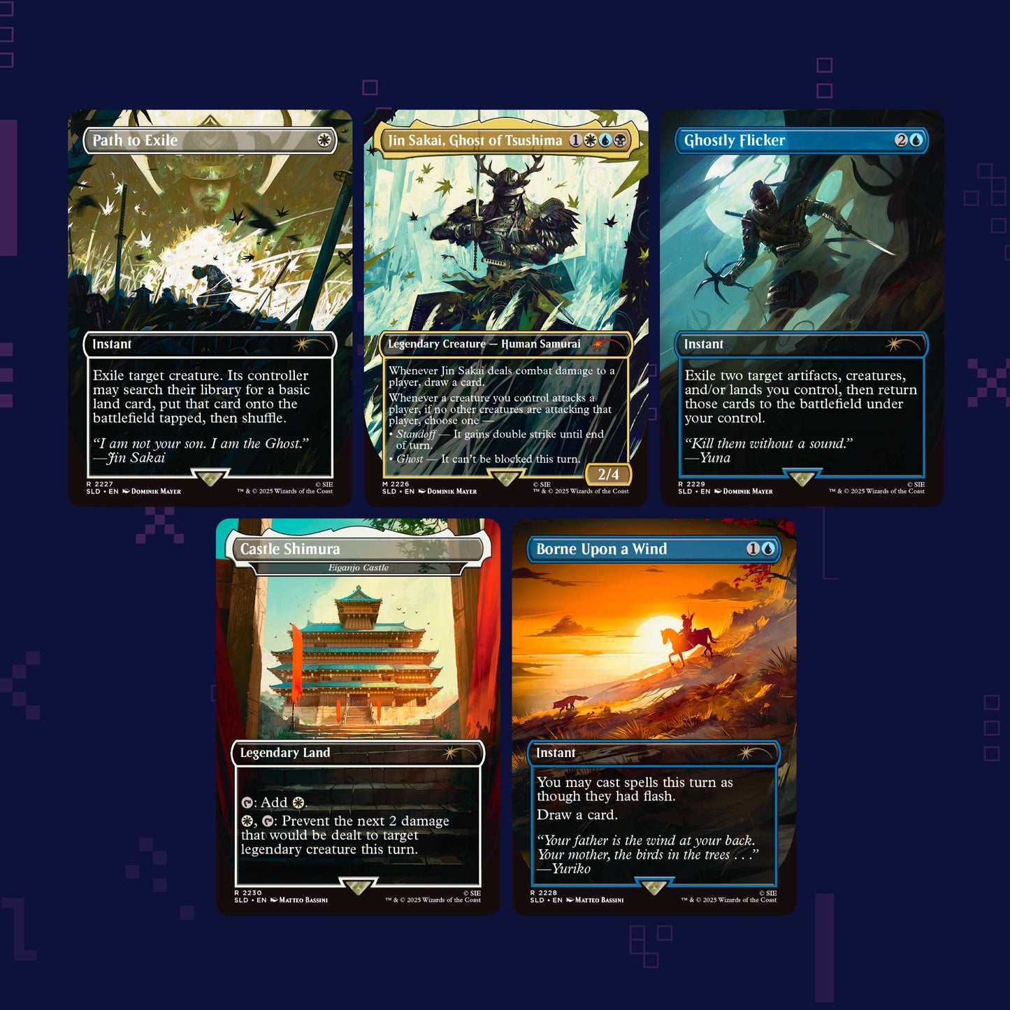 Magic The Gathering - Secret Lair x Ghost of Tsushima