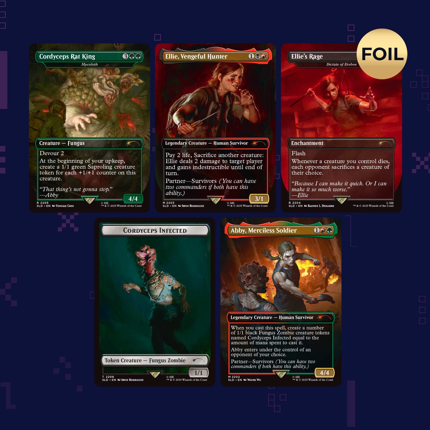 Magic The Gathering - Secret Lair x The Last of Us Part II - FOIL