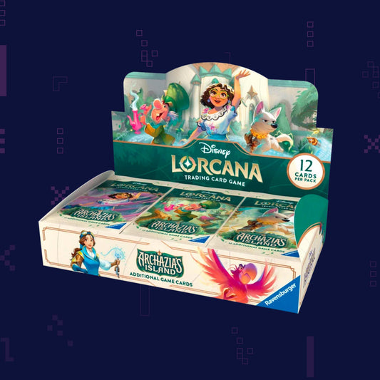 lorcana set 7 booster box Archazia's Island Chapter Disney TCG Disney Lorcana S7 Archazias Island Booster Pack Embark on a magical journey with the Disney Lorcana S7 Archazias Island Booster Pack Archazia's Island Disney Lorcana Booster
