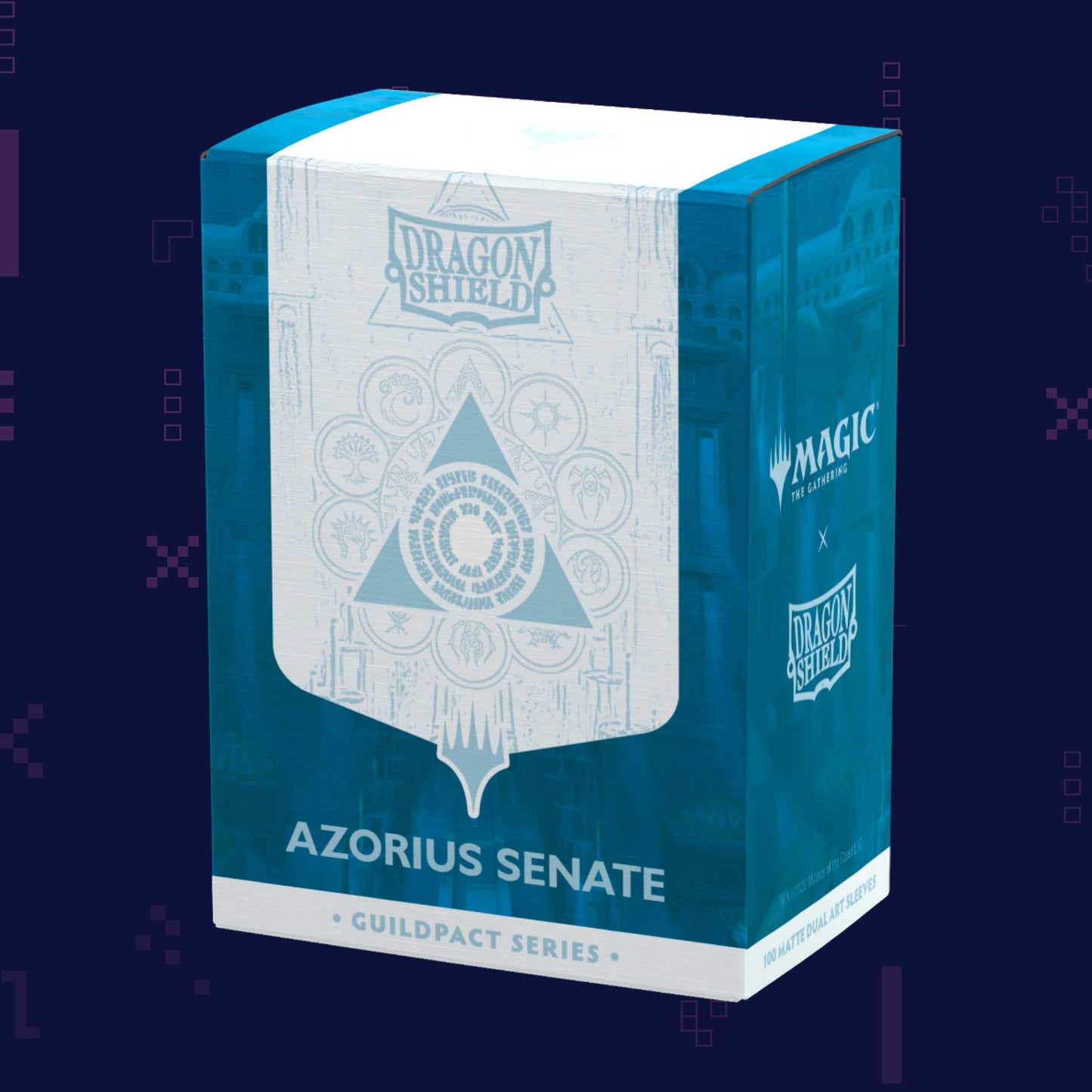 Dragon Shield - Guildpact Series Brushed Art Sleeves 100pk – Azorius Senate