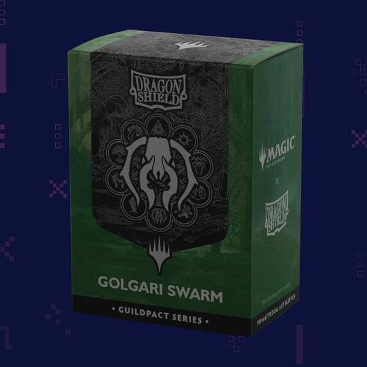 Dragon Shield - Guildpact Series Brushed Art Sleeves 100pk – Golgari Swarm