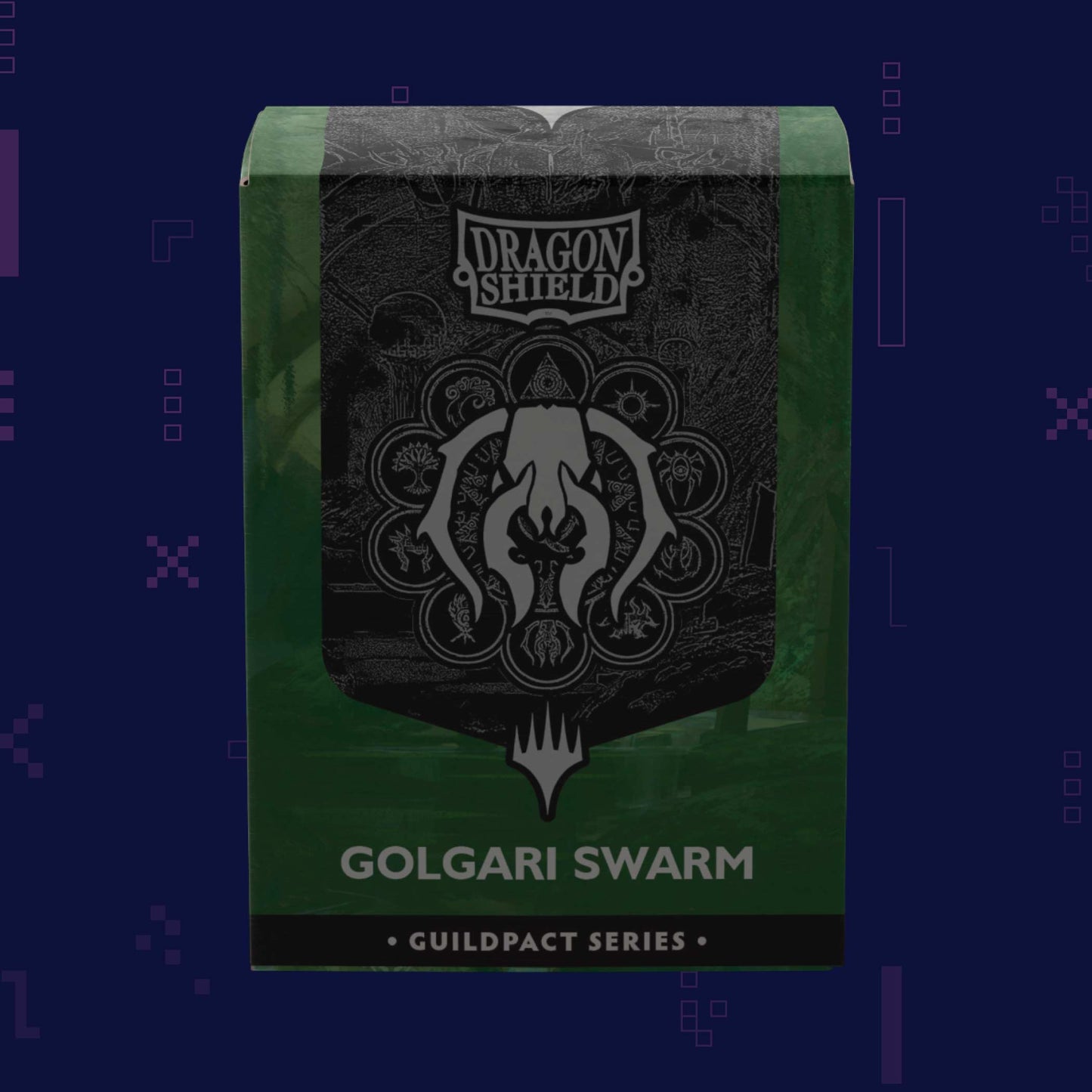 Dragon Shield - Guildpact Series Brushed Art Sleeves 100pk – Golgari Swarm
