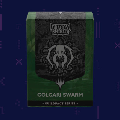 Dragon Shield - Guildpact Series Brushed Art Sleeves 100pk – Golgari Swarm