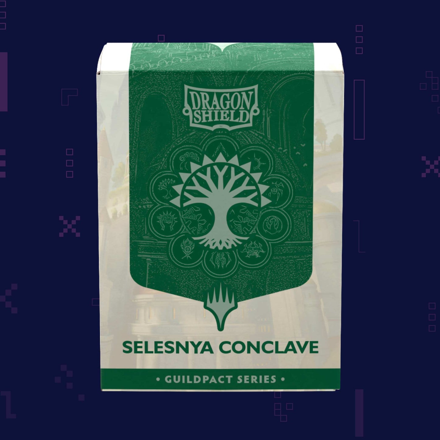 Dragon Shield - Guildpact Series Brushed Art Sleeves 100pk – Selesnya Conclave