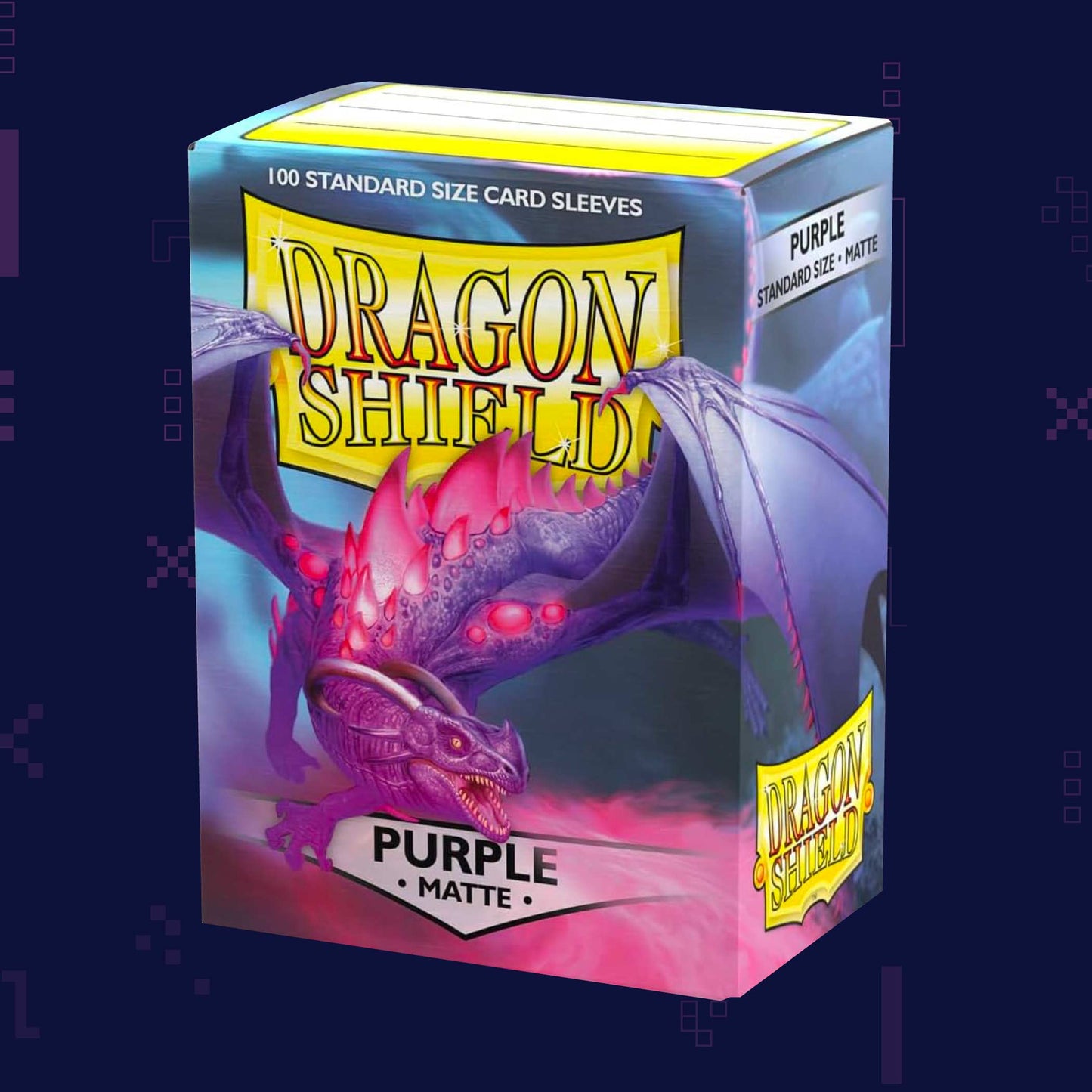Dragon Shield - Matte Standard Size Sleeves 100pk - Purple