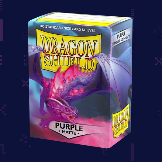 Dragon Shield - Matte Standard Size Sleeves 100pk - Purple