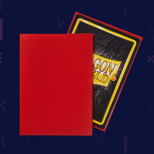 Dragon Shield – Matte Standard Size Sleeves 100pk – Crimson
