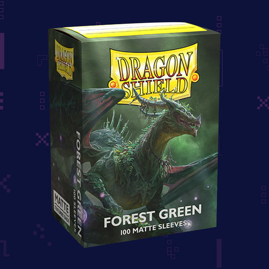 Dragon Shield – Matte Standard Size Sleeves 100pk – Forest Green