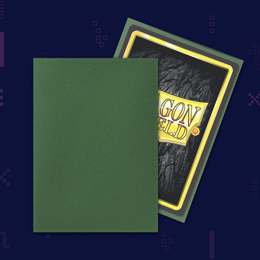 Dragon Shield – Matte Standard Size Sleeves 100pk – Forest Green