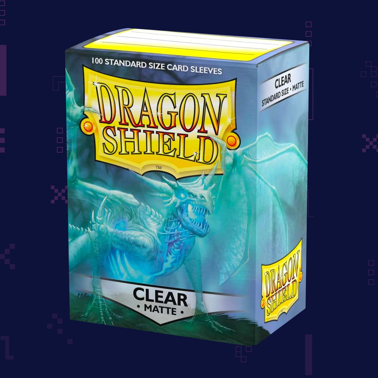 Dragon Shield – Matte Standard Size Sleeves (100 Pack) – Clear