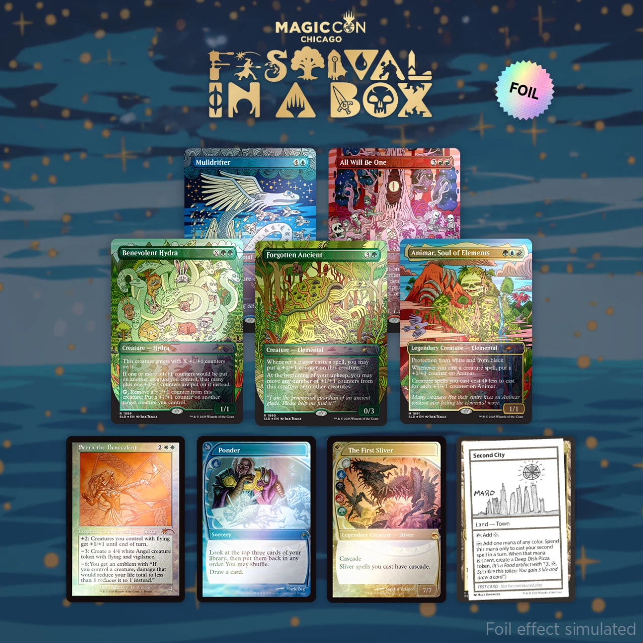 Magic The Gathering - Secret Lair Festival In A Box Chicago 2025