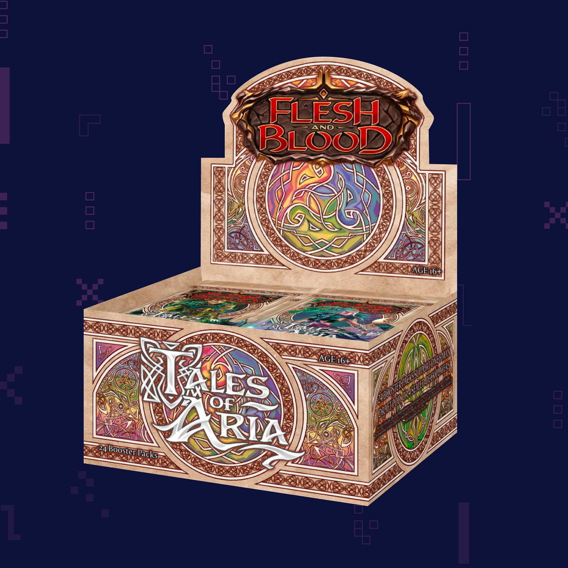 flesh and blood tales of aria 1st edition booster box & TCG 24 Booster packs per box Flesh And Blood - Tales