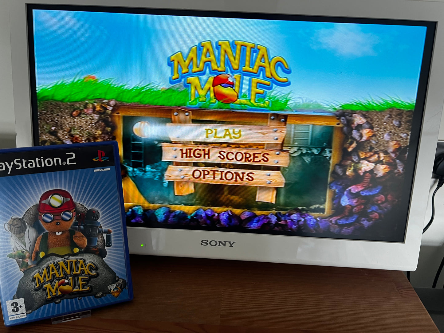 Maniac Mole - PS2 Game