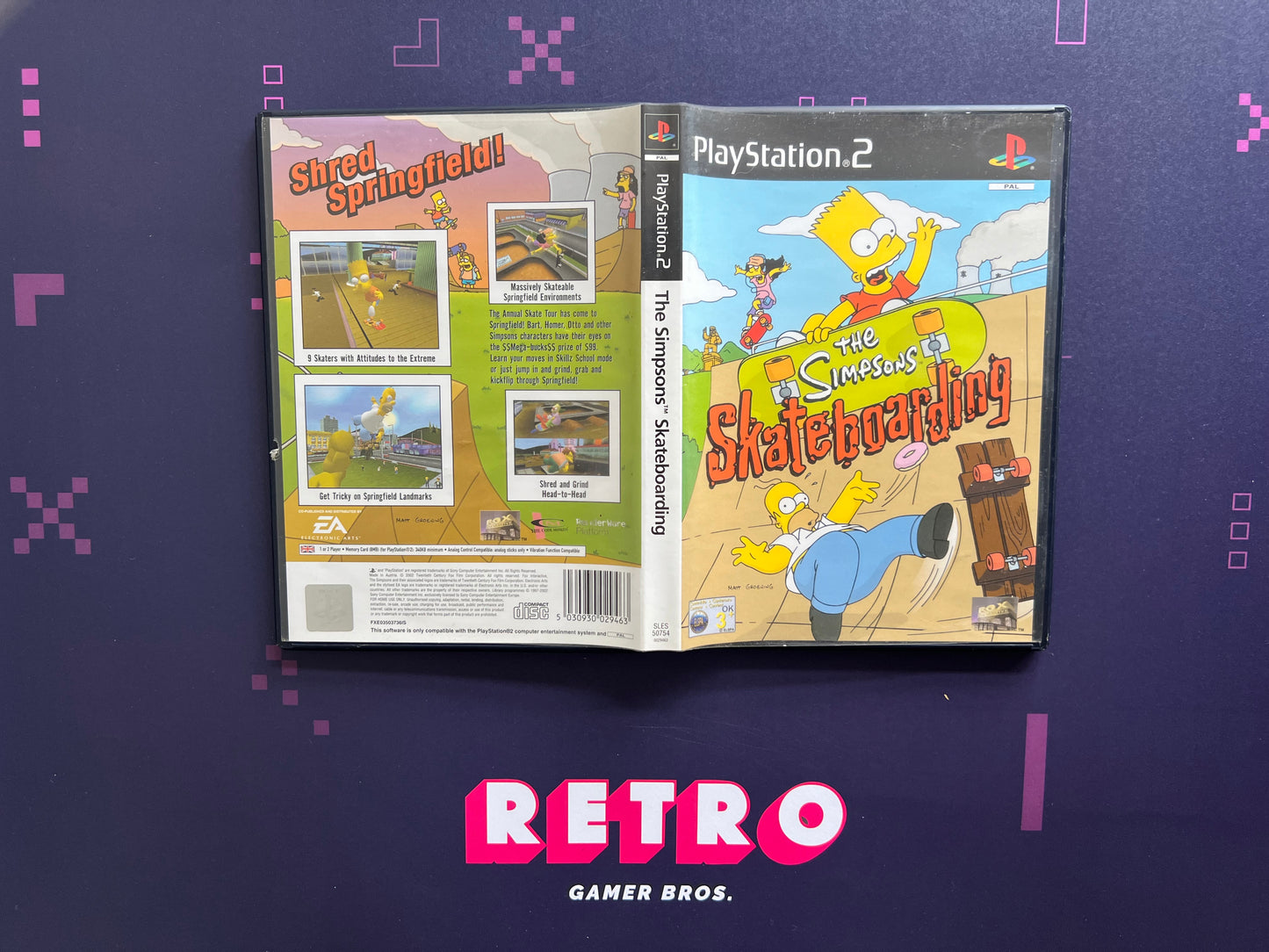 The Simpsons Skateboarding - PS2 Game