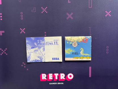 Ultima IV: By Lord British - Sega Master System Game