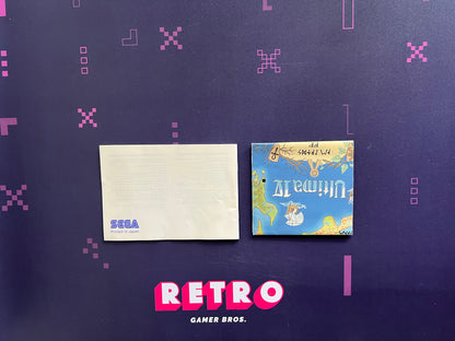 Ultima IV: By Lord British - Sega Master System Game