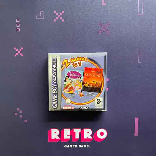 2 Games in 1: Disney Princess + The Lion King - Game Boy Advance Game