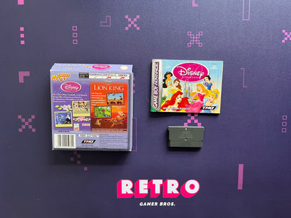 2 Games in 1: Disney Princess + The Lion King - Game Boy Advance Game