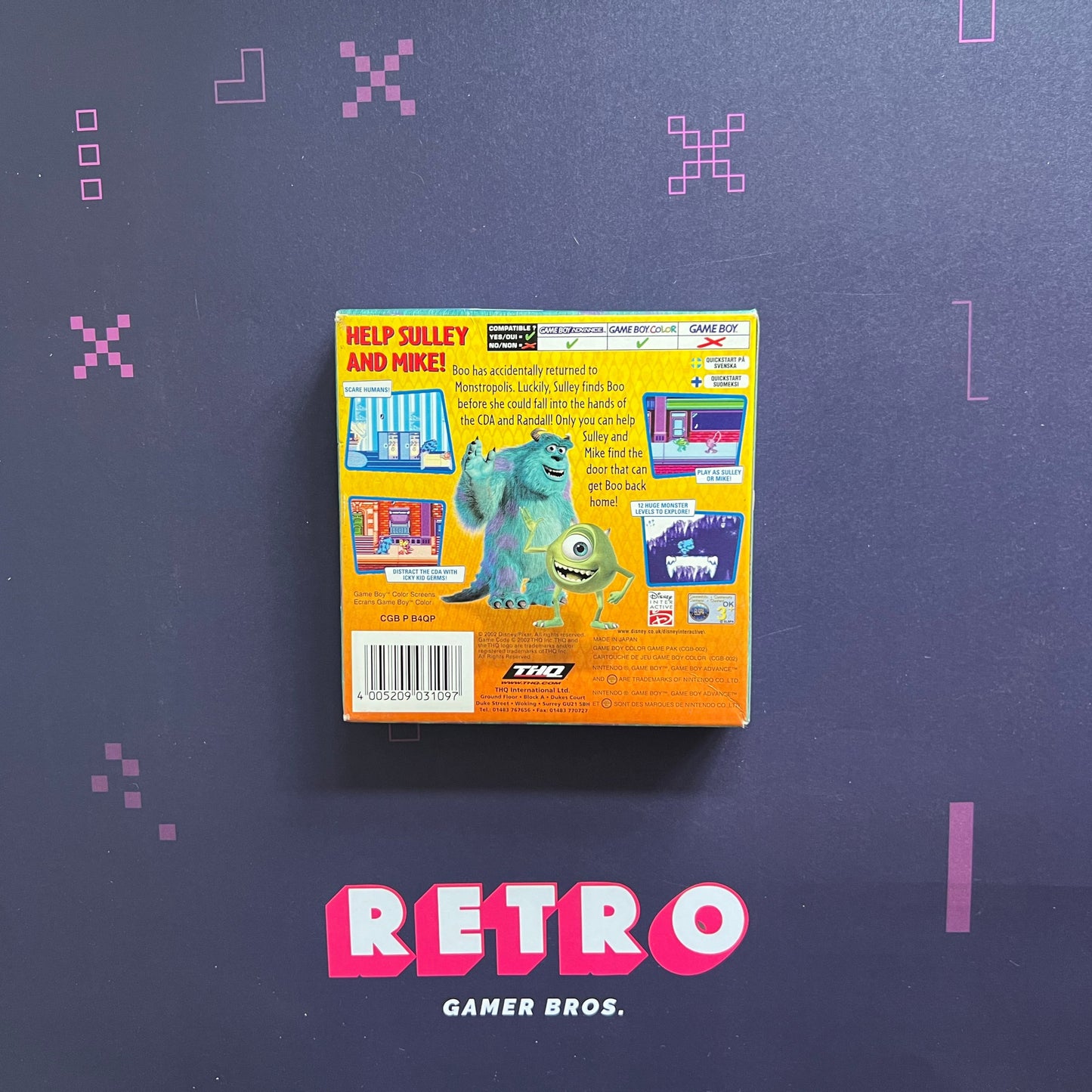 Monsters, Inc. - Game Boy Game