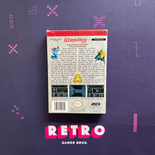 Wizardry II: Knight of Diamonds: The Second Scenario - NES Game